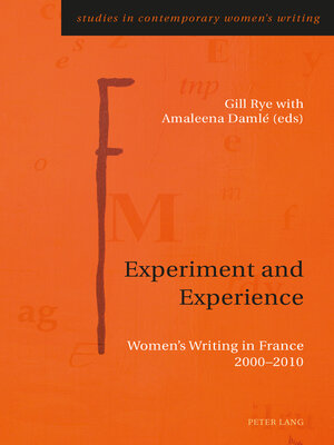 cover image of Experiment and Experience